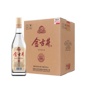 古井贡酒 金古井 50度纯粮食白酒 500mL*6瓶