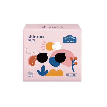 88VIP：shinrea 爽然 屁屁好朋友超薄干爽系列 拉拉裤XXL64