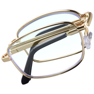 申沐 远近中三用 男女可折叠超轻防蓝光老花镜