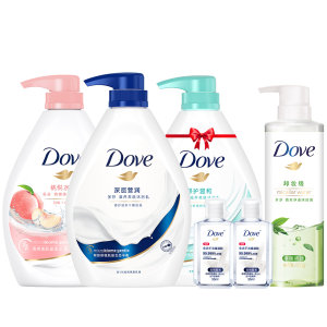 多芬 深层营润+桃悦水润滋养沐浴露 680g*2瓶 69.9元包邮