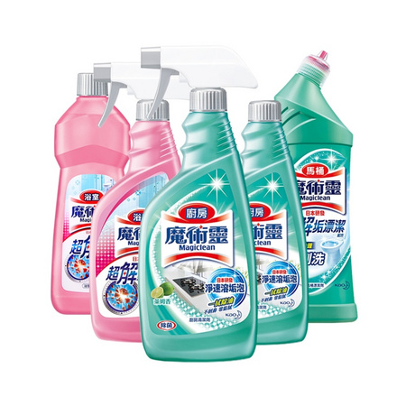 88VIP：Kao 花王 多用途清洗剂组合 500ml*5瓶 + 花王 洁厕灵 500ml