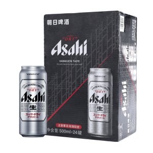 日本 朝日 ASAHI 超爽系列 11.2°P生啤 500ml*24罐/箱