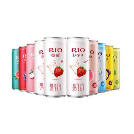 88VIP：RIO 锐澳 微醺果味大满贯 330ml*10罐