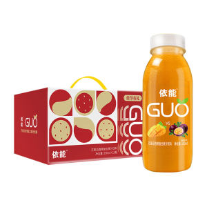 依能 GUO芒果+百香果复合果汁饮料 350ml*15瓶