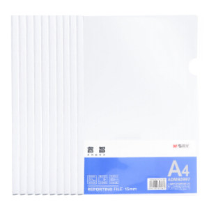 M&G 晨光 A4抽杆文件夹 15mm 10个