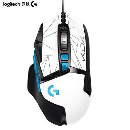学生专享：logitech 罗技 G502 HERO 英雄联盟 KDA女团定制版 有线鼠标