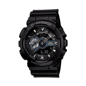 卡西欧 G-SHOCK 黑武士 潮流双显手表 GA-110-1b