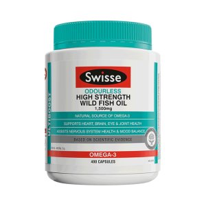 Swisse 无腥味深海鱼油软胶囊 1500mg高浓度含量*400粒
