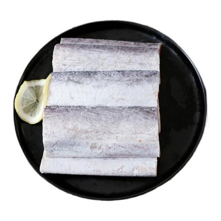 渔港 国产冷冻四去精品带鱼段 刀鱼 1.3kg 24-28段