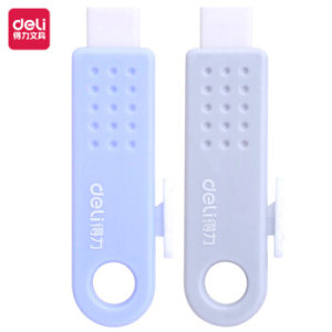 deli 得力 71085 推出式橡皮擦 单个装 颜色随机