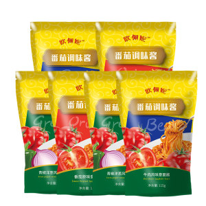 欧佩妮 0脂肪 青椒洋葱/番茄原味/牛肉味 意面酱 115g*6袋