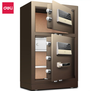 deli 得力 镇山虎系列 33033 双层电子密码保管箱