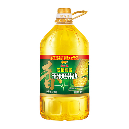 88VIP：金龙鱼 植物甾醇玉米胚芽油 6.28L