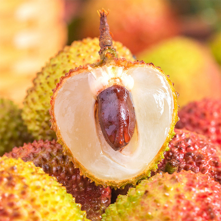 移动专享：百果园 海南妃子笑荔枝新鲜 5斤