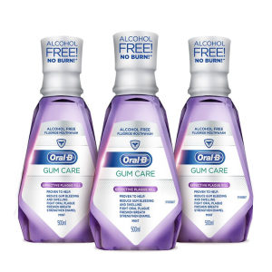 5日8点：Oral-B 欧乐-B 牙龈专护 漱口水500ml*3*2（赠 欧乐B牙膏6支）