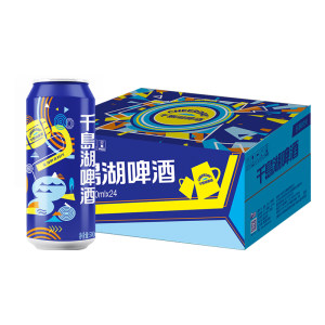 CHEERDAY 千岛湖啤酒 乐享时光 啤酒 500mL*24罐