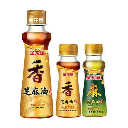 金龙鱼 纯正芝麻香油3瓶组合装
