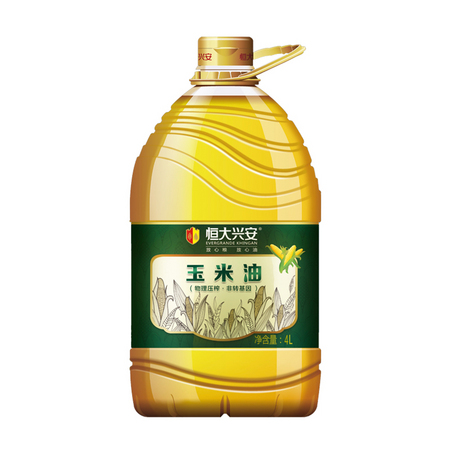 PLUS会员：恒大兴安 玉米油 4L