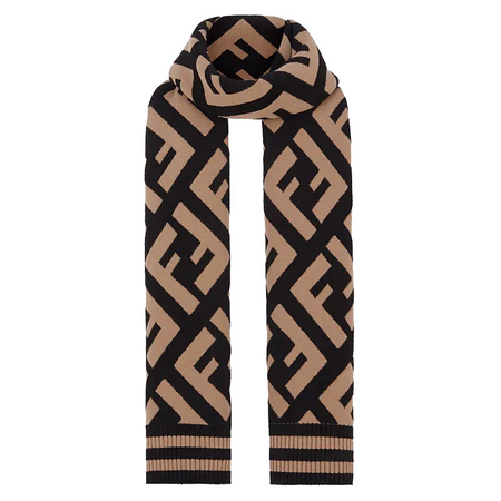 FENDI 芬迪 FXT251A2OJF0QB8 女士羊毛围巾