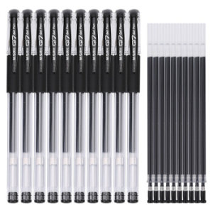 京东PLUS会员：M&G 晨光 Q7 中性笔 0.5mm 黑色（10支笔+10支芯）