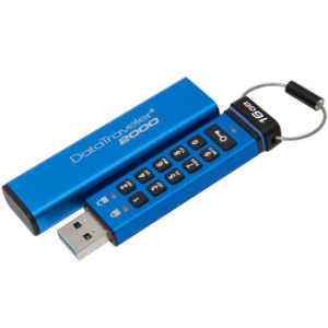 Kingston 金士顿 DT2000 USB3.1 数字加密U盘 16GB