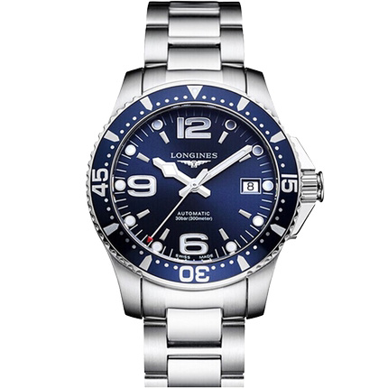 88VIP：LONGINES 浪琴 康卡斯潜水系列 L3.841.4.96.6 男士机械手表