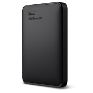 PLUS会员：Western Digital 西部数据 Elements 新元素系列 2.5英寸 移动硬盘 4TB USB3.0 黑色