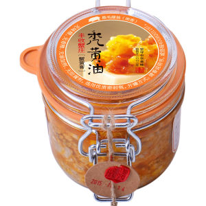 风味人间同款 丰收蟹庄 高纯度蟹黄酱 秃黄油 200g 270.5元狂欢价