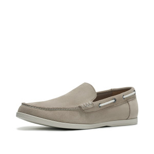 其乐 Clarks 男士赤足真皮船鞋