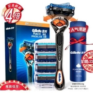 Gillette 吉列 锋隐致顺尊享装（赠剃须啫喱70g）