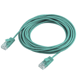 CHOSEAL 秋叶原 QS5161GT3 六类千兆网络线 3m 绿色