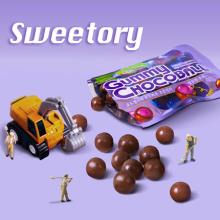 统一官方旗舰店 韩国sweetory巧克力6袋 